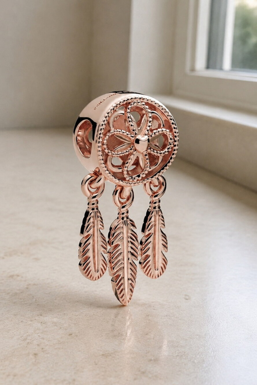 Pandora March Sea Aqua Blue Eternity Circle Charm